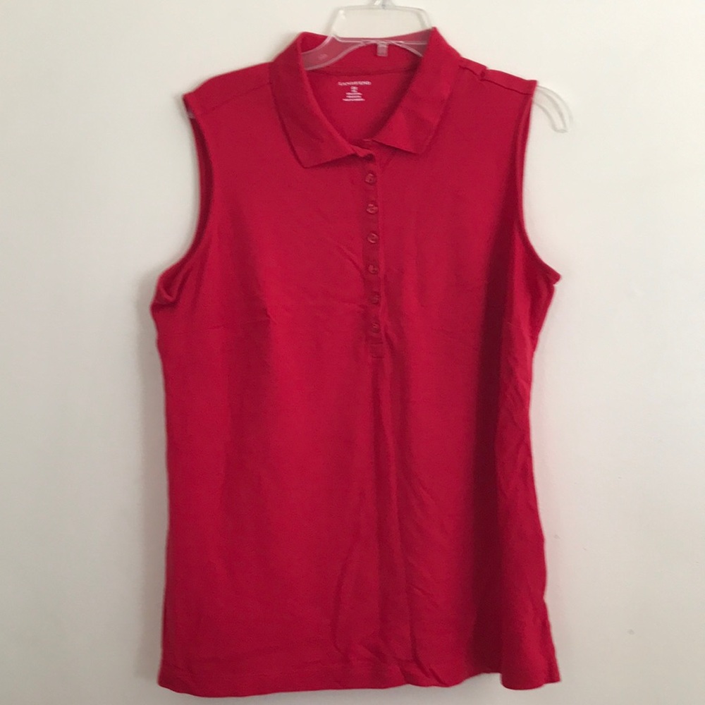 Sleeveless polo